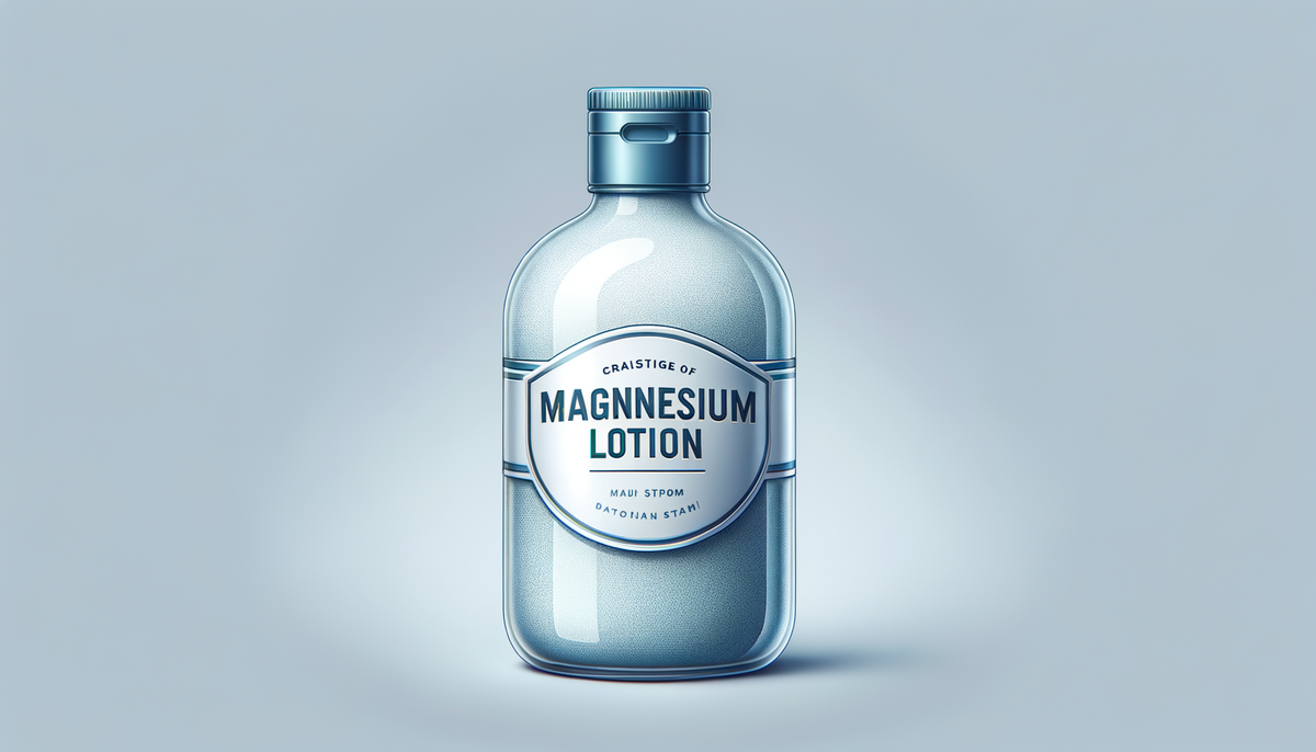 Magnesium Lotion: Benefits for Skin & Muscles