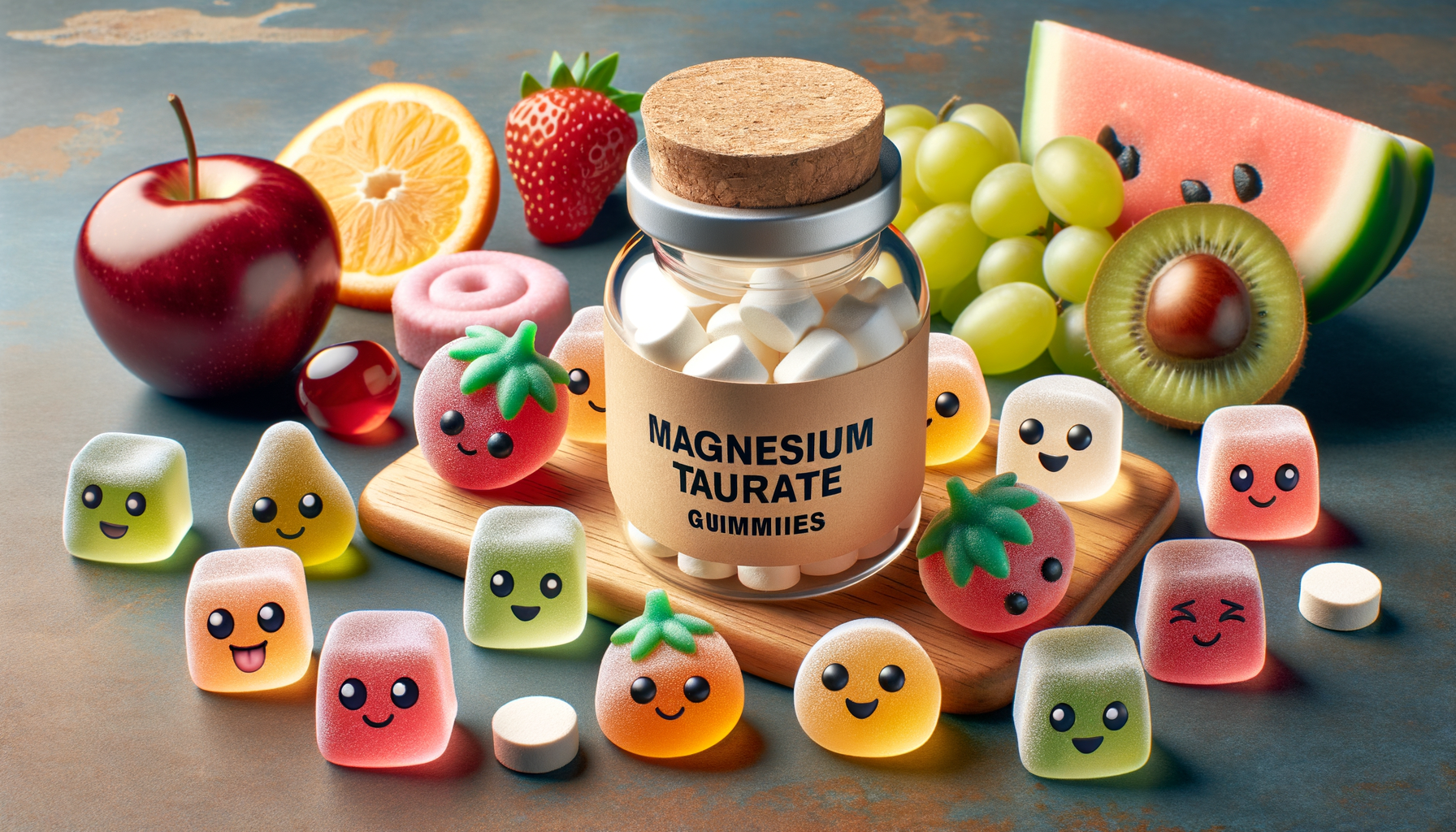 Magnesium Taurate Gummies: Chewable Form for Heart and Sleep