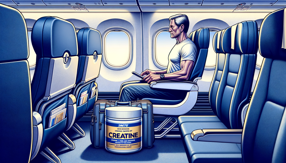 Can I Take Creatine on a Plane? Traveling with Your Supplements